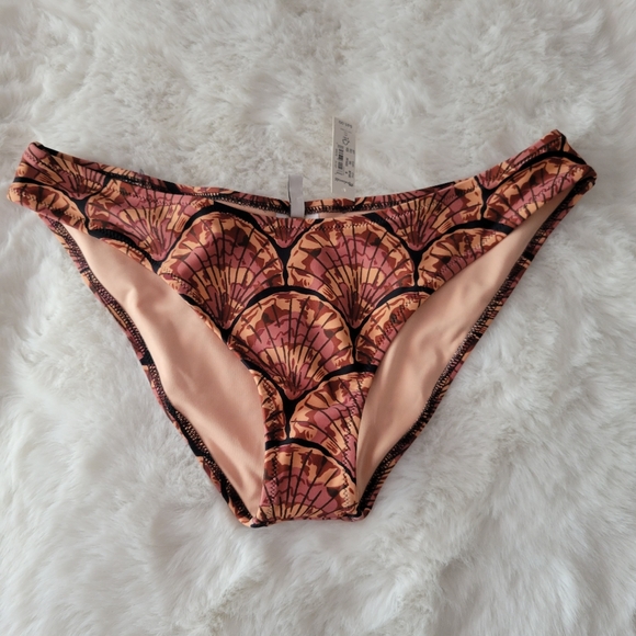 🐙MADEWELL SECOND WAVE BALCONETTE BIKINI SET IN PAINTED SEASHELLS SIZE XL - Picture 11 of 16